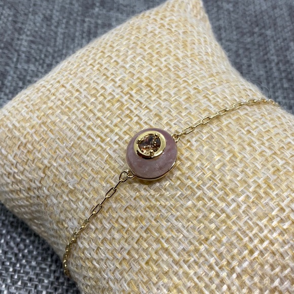 Coach Slider Bracelet with Center Stone